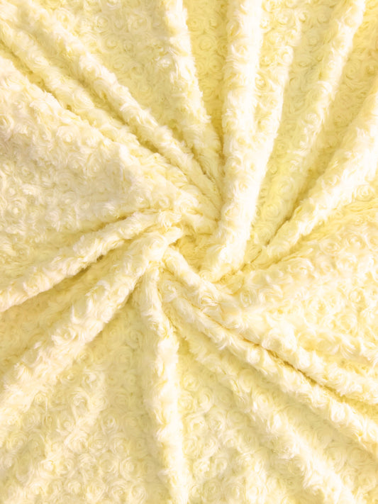 Remolino Peluche Rosas Amarillo x Metro Ref. 03997