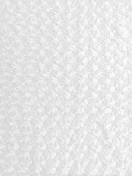 Remolino Peluche Rosas Blanco x Metro Ref. 03999