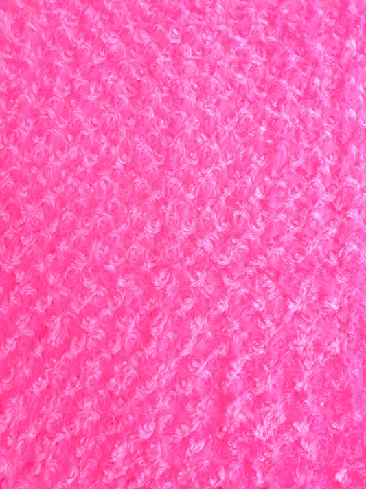 Remolino Peluche Rosado Fucsia x Metro Ref. 03916