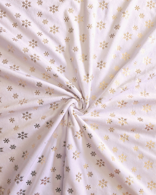 Suavetina Navidad Blanco Hueso Estampada x Metros Ref. 04023