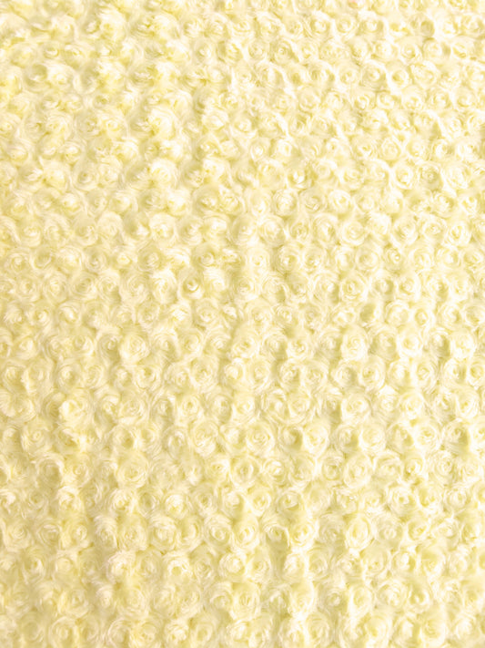 Remolino Peluche Rosas Amarillo x Metro Ref. 03997