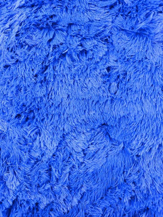 Venus Pelo Largo Azul Rey Unicolor x Metros