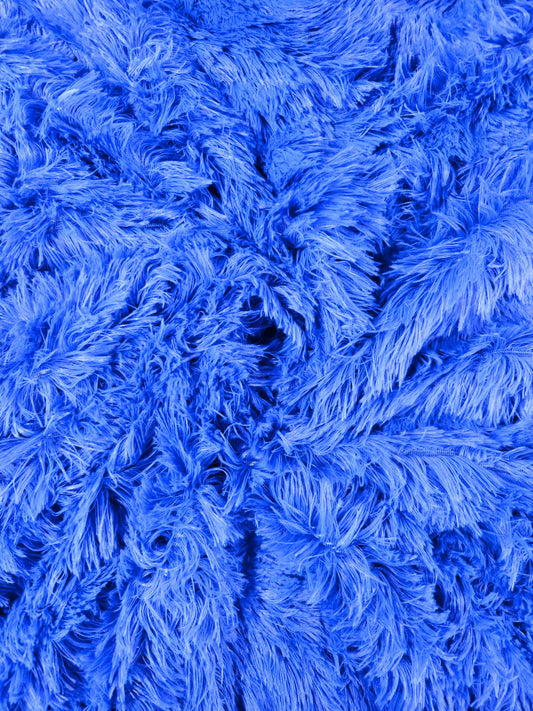 Venus Pelo Largo Azul Rey Unicolor x Metros