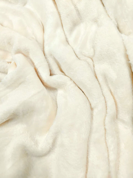 Piel de Conejo Beige Unicolor x Metros Ref. 07998