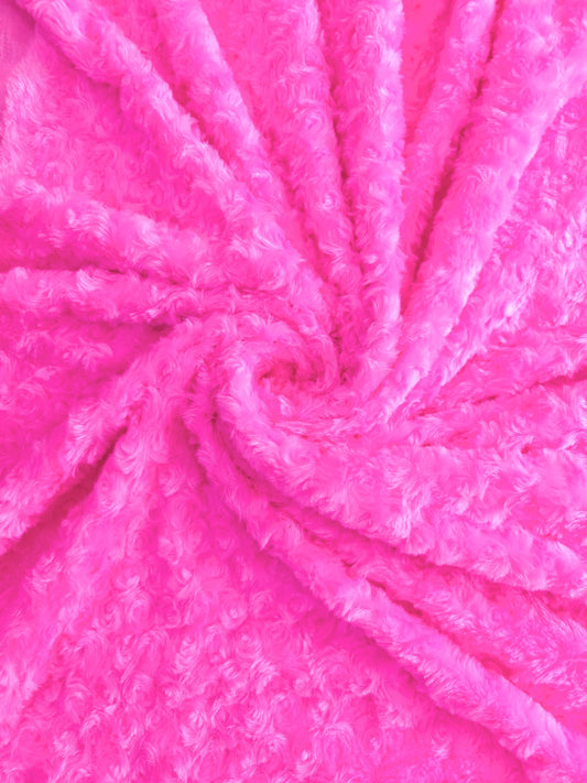 Remolino Peluche Rosado Fucsia x Metro Ref. 03916
