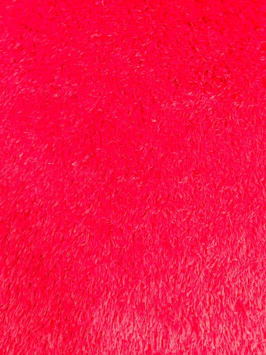 Venus Pelo Largo Rojo Unicolor x Metros