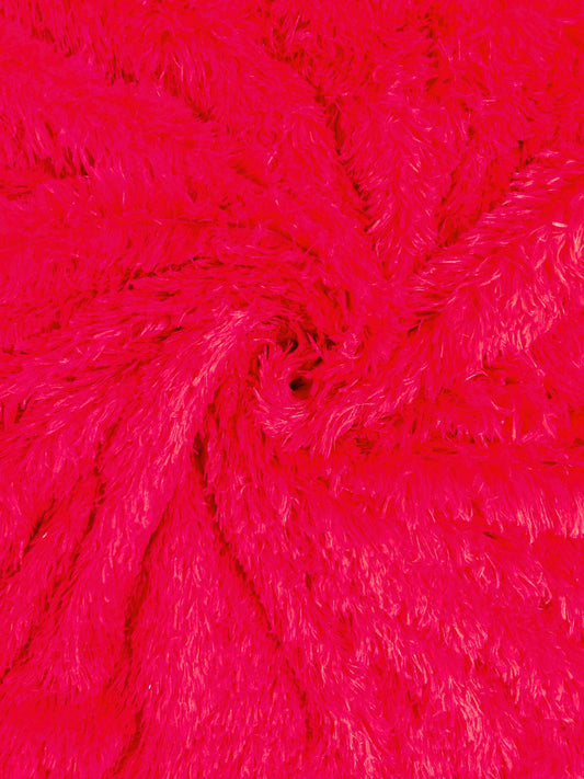 Venus Pelo Largo Rojo Unicolor x Metros